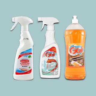 čistiace prostriedky