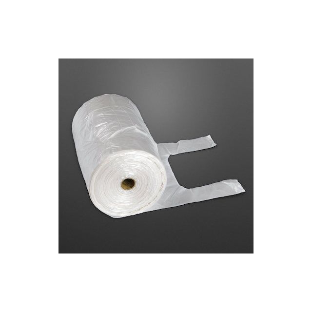 Mikroténová taška košieľka číra 220 + 110 x 370 / 0.009 mm 3 kg 250 ks