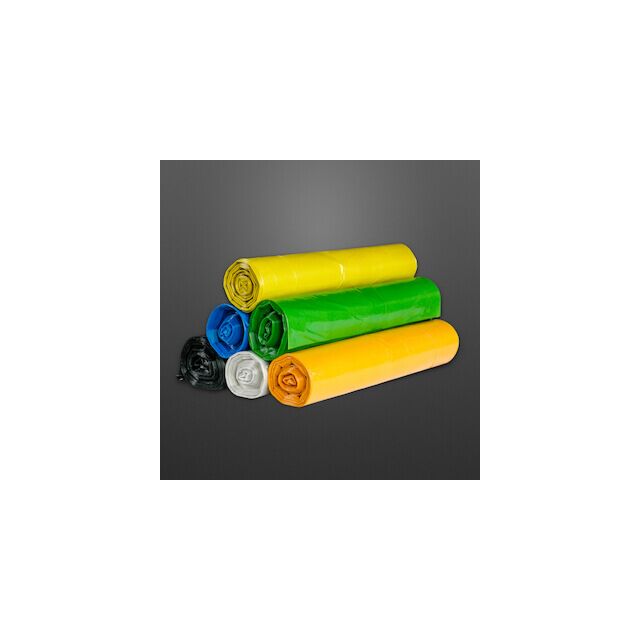 Plastové vrecia, ploché, v rolke, viac materiálov, farieb a rozmerov