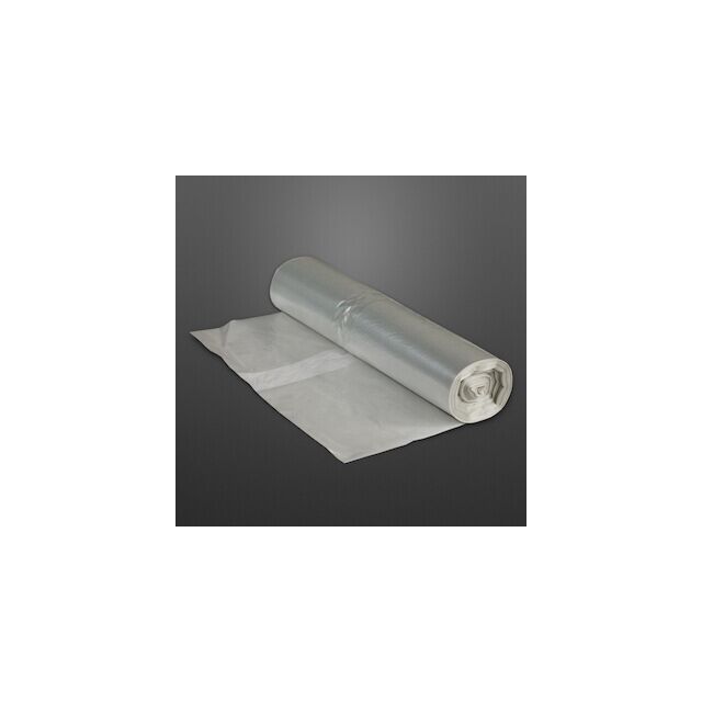 Plastové vrecia RECYKLÁT 120 litrov číre 700 x 1100 / 0.030 mm / Typ 40 rolka 25 ks