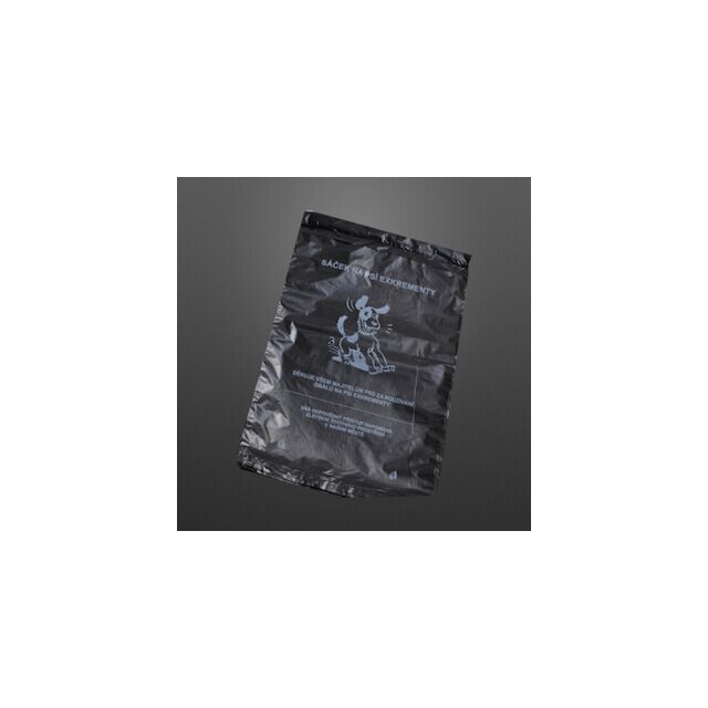 Mikroténové sáčky na psie exkrementy, 200 x 280 / 0,010 mm, 50 ks v bloku