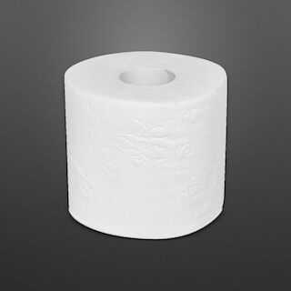 Toaletné papiere rolované
