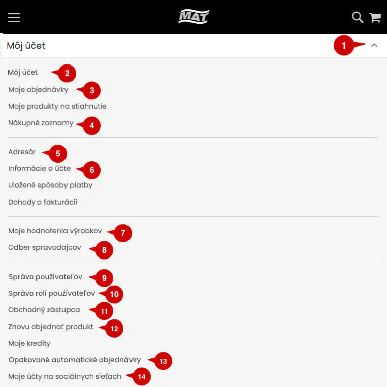 Firemný zákaznícky účet v eshope MAT-obaly pomáha šetriť čas a peniaze pri nákupe