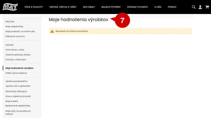 Firemný zákaznícky účet v eshope MAT-obaly pomáha šetriť čas a peniaze pri nákupe