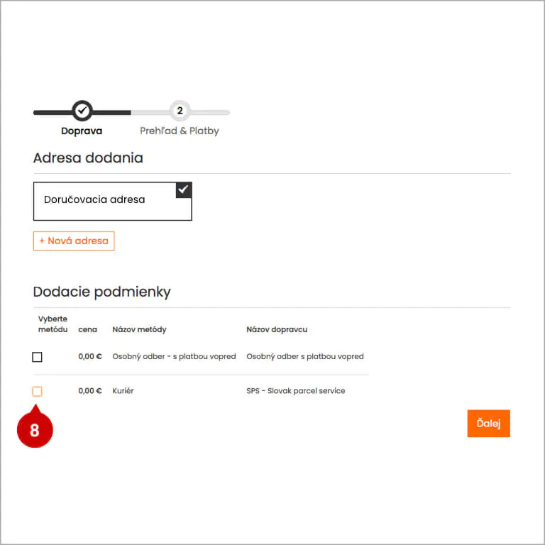 Ako vytvoriť opakovanú objednávku v eshope MAT-obaly