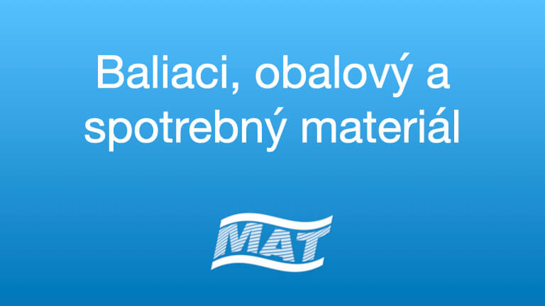 Široký sortiment baliaceho, obalového a spotrebného materiálu | MAT-obaly